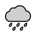 cloud with rain